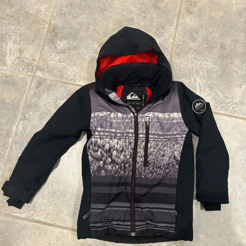 Quiksilver size 8 winter jacket
